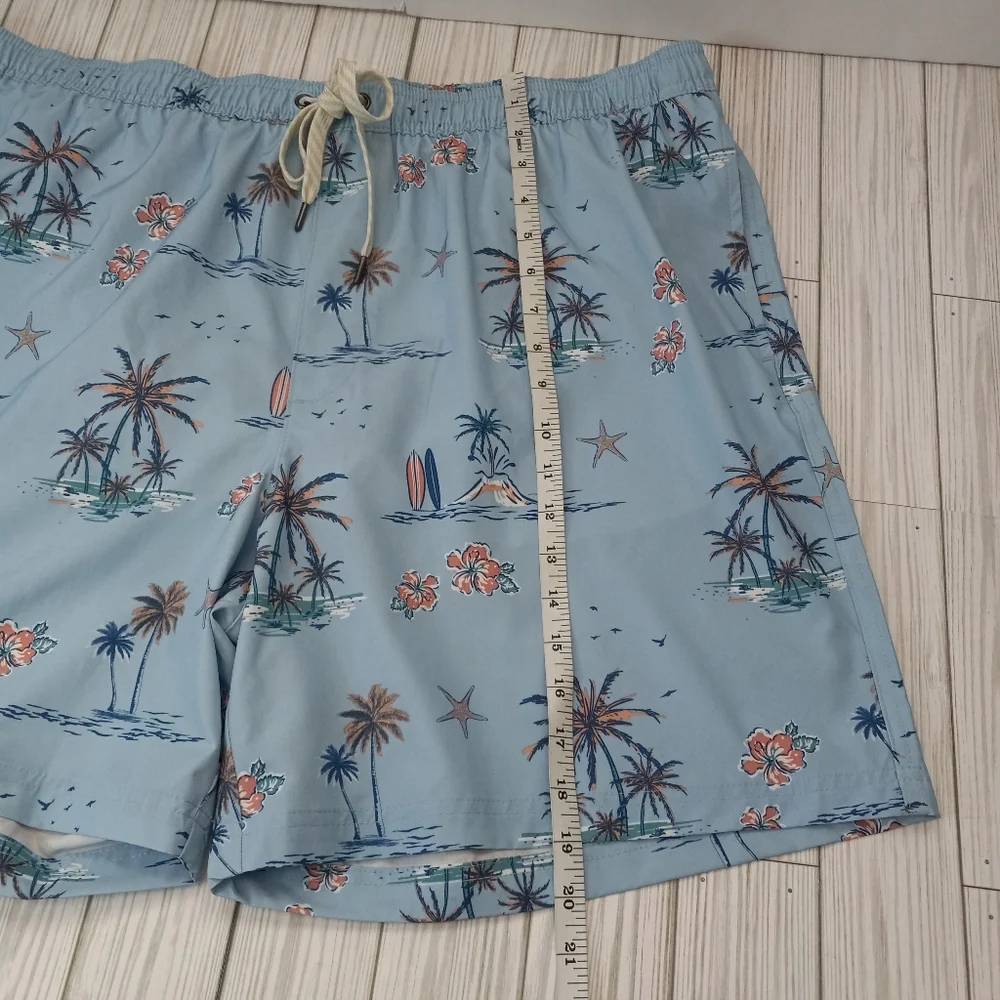 Sonoma Goods For Life Palm Tree Tropical Swim Trunks
